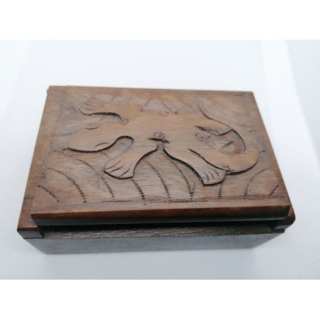 Ecrin en bois palissandre gecko
