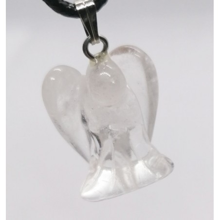 Pendentif ange cristal de roche