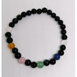 Bracelet multicolore perles...
