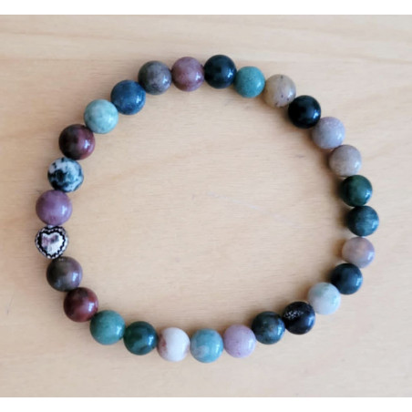 Bracelet en agate d'Inde