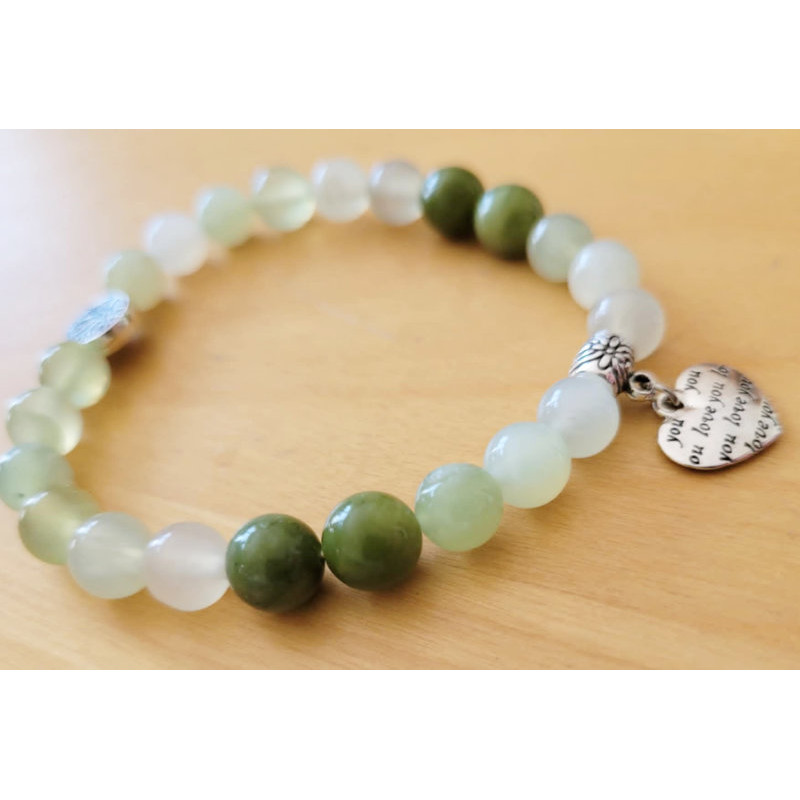 Bracelet en perles de jade