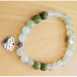 Bracelet en perles de jade