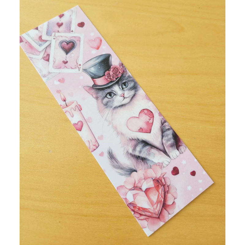 Marque Page Les Moonettes - Le Chat Amoureux