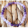 bracelet améthyste 6mm
