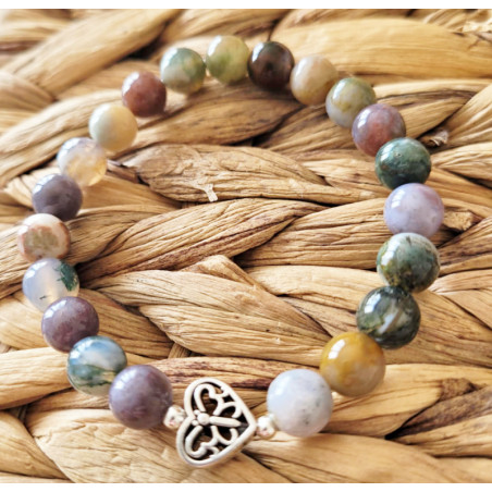 bracelet agate indienne