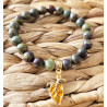 Bracelet jaspe sang de dragon