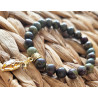 Bracelet jaspe sang de dragon