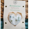 Fondant Coeur Aventurine Verte