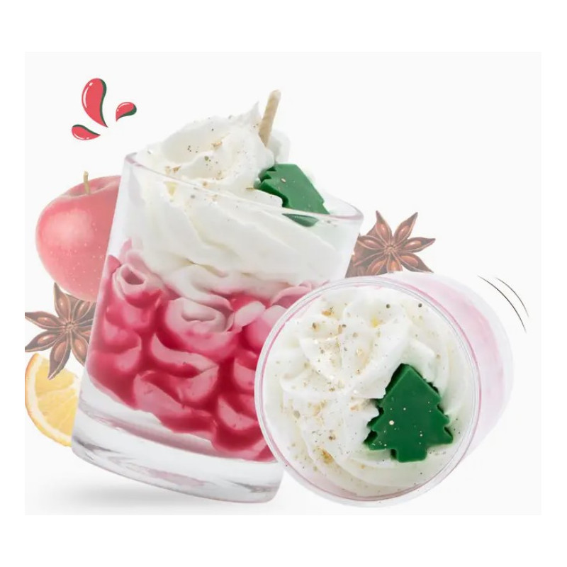 Mini bougie gourmande Pomme Cannelle