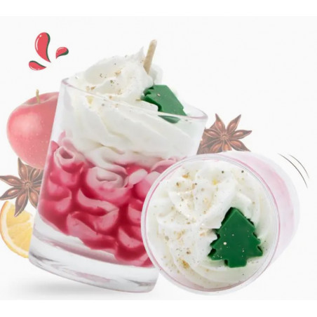 Mini bougie gourmande Pomme Cannelle