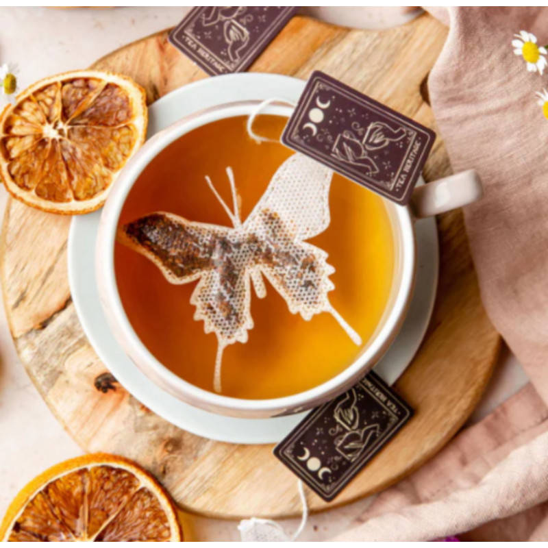 Thé noir Earl Grey - sachets papillons