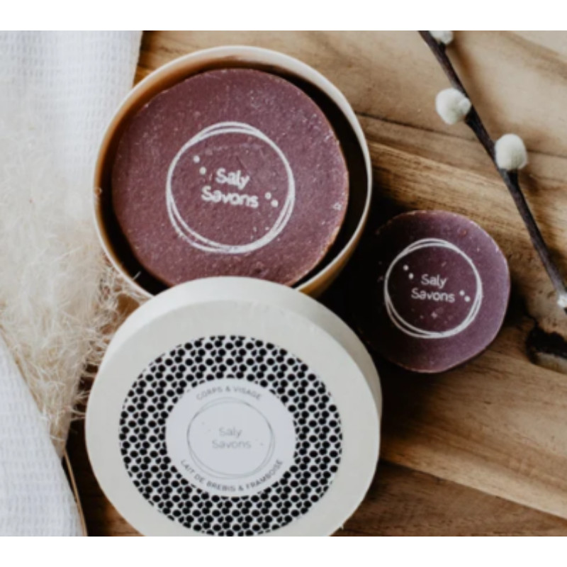 Savon Lait de Brebis et Framboise 30g