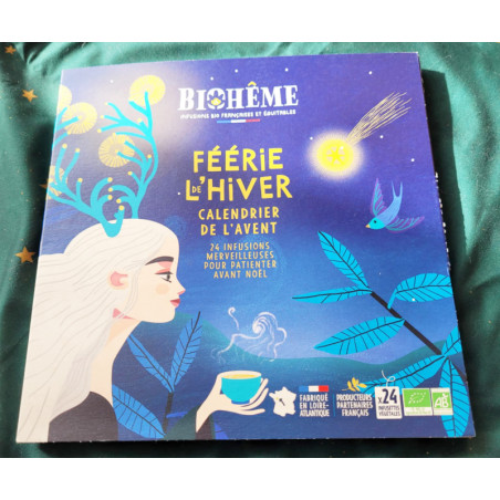 Calendrier de l'Avent Biohème infusettes Nuit Bio
