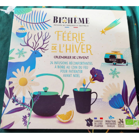 Calendrier de l'Avent Biohème infusettes Féérie de l'hiver