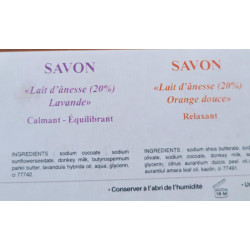 Coffret 4 mini savons au lait d'anesse