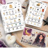 12 fiches astrologie et lithothérapie