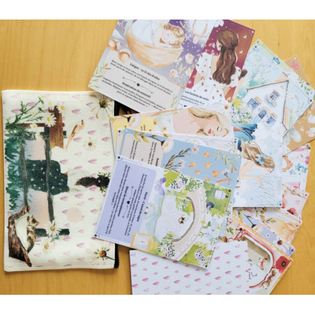 Cartes d'Affirmations Positives Emotions enchantées