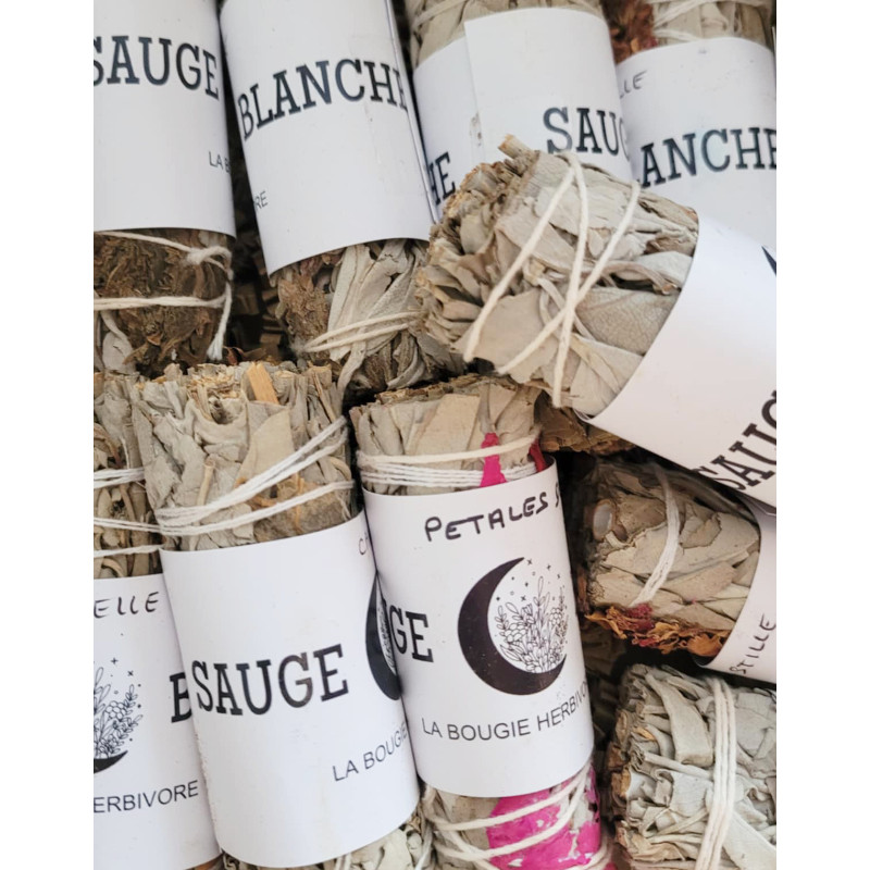 Fagot de sauge blanche et autres plantes aromatiques 20g