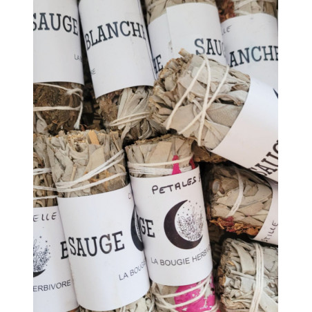 Fagot de sauge blanche et autres plantes aromatiques 20g