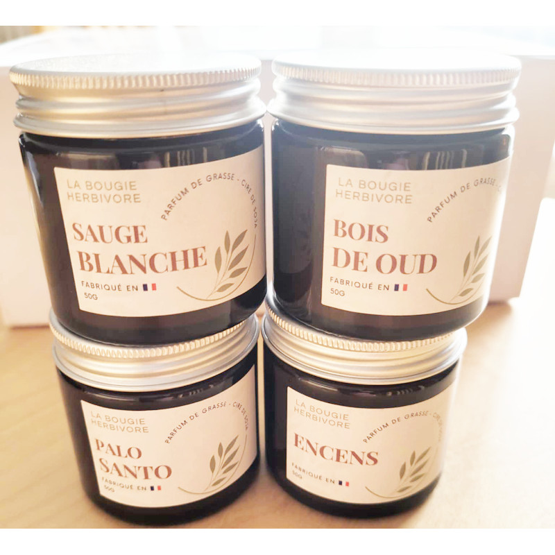 Bougie Parfumée 50g détente et méditation