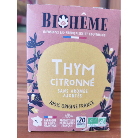 Infusion Thym Citronné