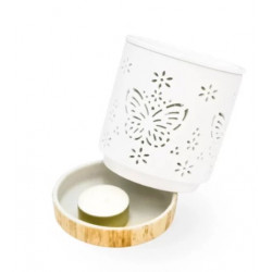 Brûle parfum photophore papillon