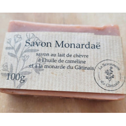Savon monardae au lait de chèvre
