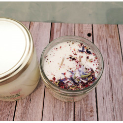 Bougie géranium et citronnelle