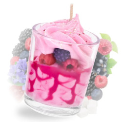 petite bougie chantilly fruits rouges