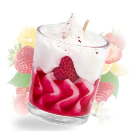 petite bougie gourmande fraise des bois