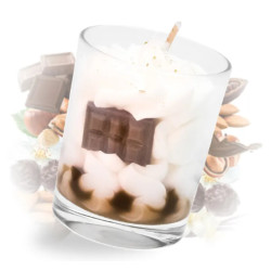 petite bougie rocher praliné