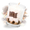 petite bougie rocher praliné
