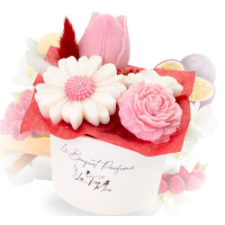 Fondant bouquet de fleurs jasmin passion