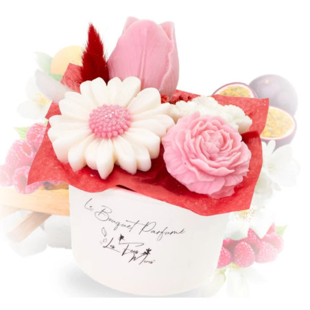 Fondant bouquet de fleurs jasmin passion