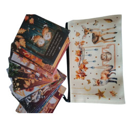 Cartes d'encouragement animaux et esprits de la forêt