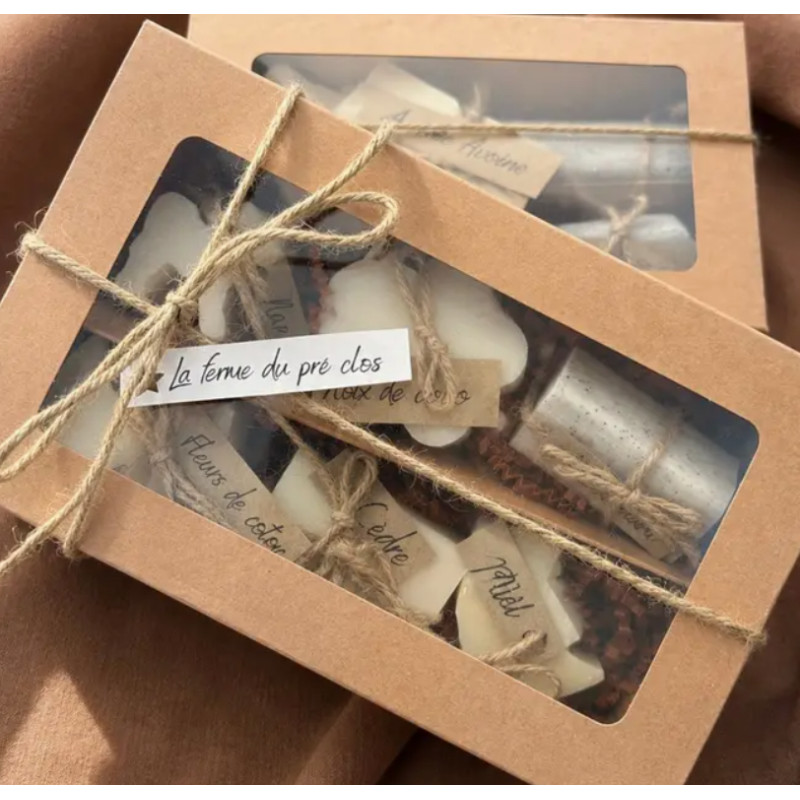 Coffret de 6 savons au lait d'ânesse